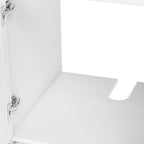 48" Bathroom Vanity Base Cabinet with Soft-Close Double Doors & 9 Smooth Drawers