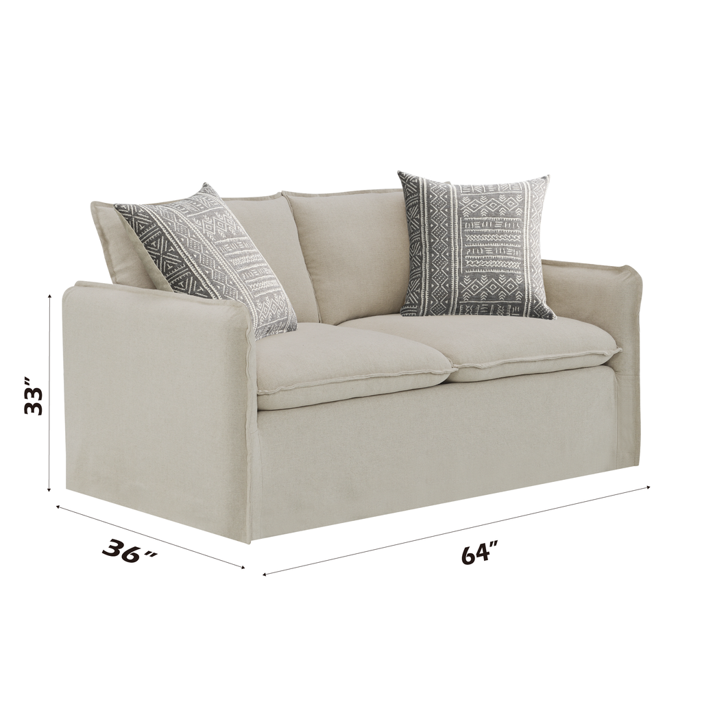 Upendo Pattern Fabric Sofa Set