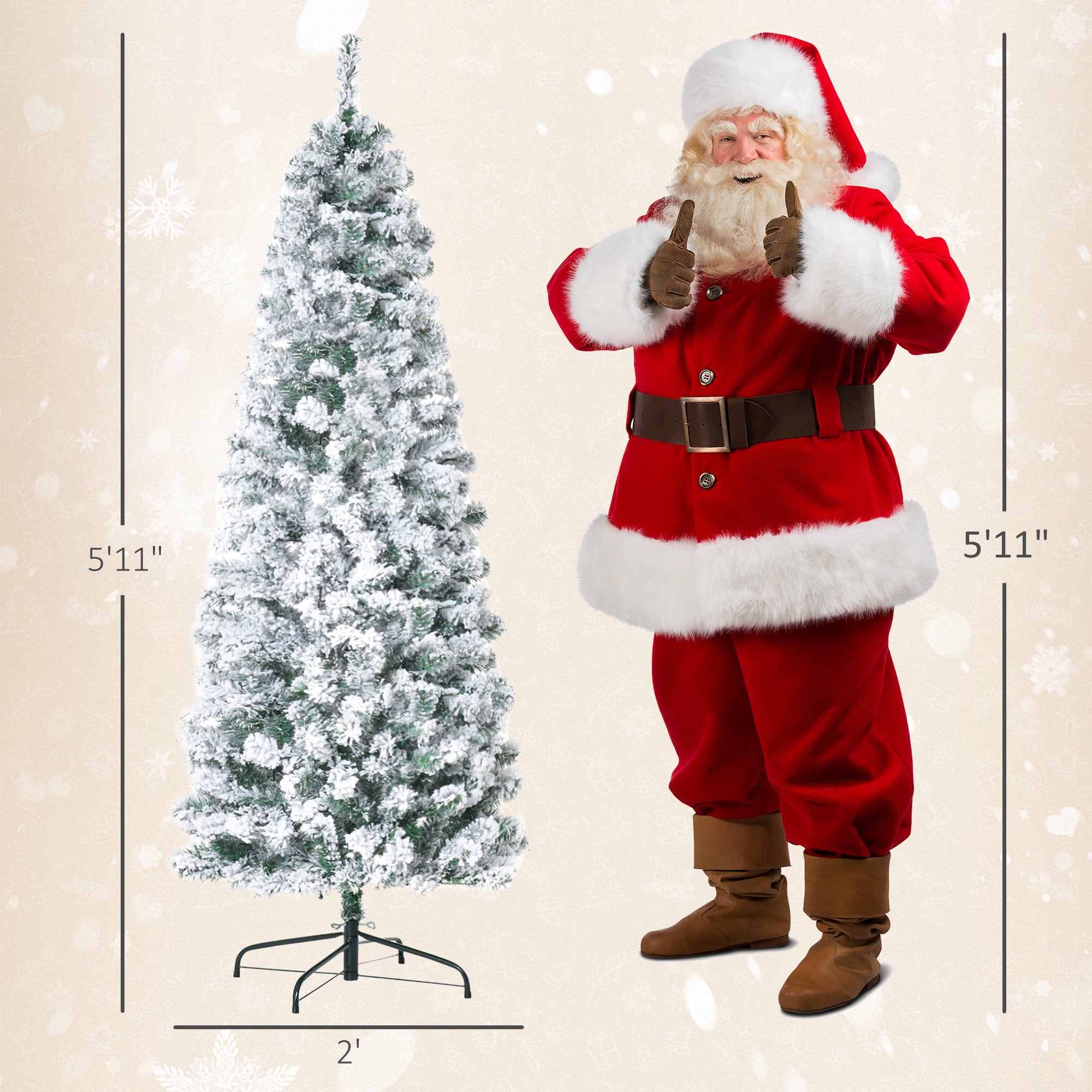 Easy to Assemble Fir Artificial Christmas Tree with LED Lights
