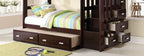 Allentown Twin Bunk Bed with Trundle and Storage
