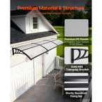 Polycarbonate Door Awnings