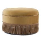 Yolanda 24" Round Upholstered Accent Ottoman
