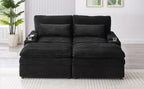 Loveseat Sofa 70.9" Free-Combined Sectional Convertible Sofa Bed
