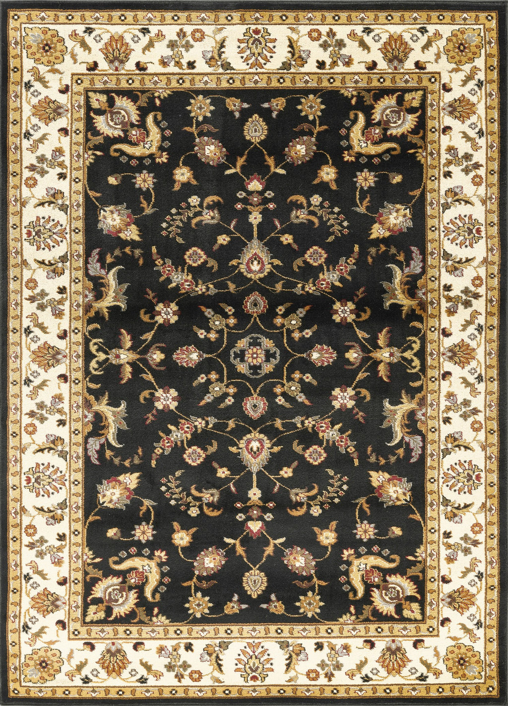 Classic GC_VIN5007 Black Area Rug