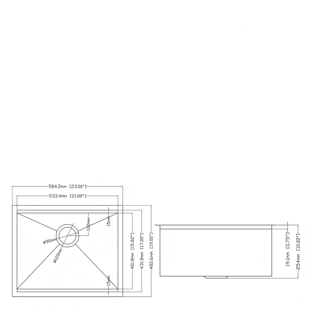 Single Bowl Undermount Workstation Kitchen Sink