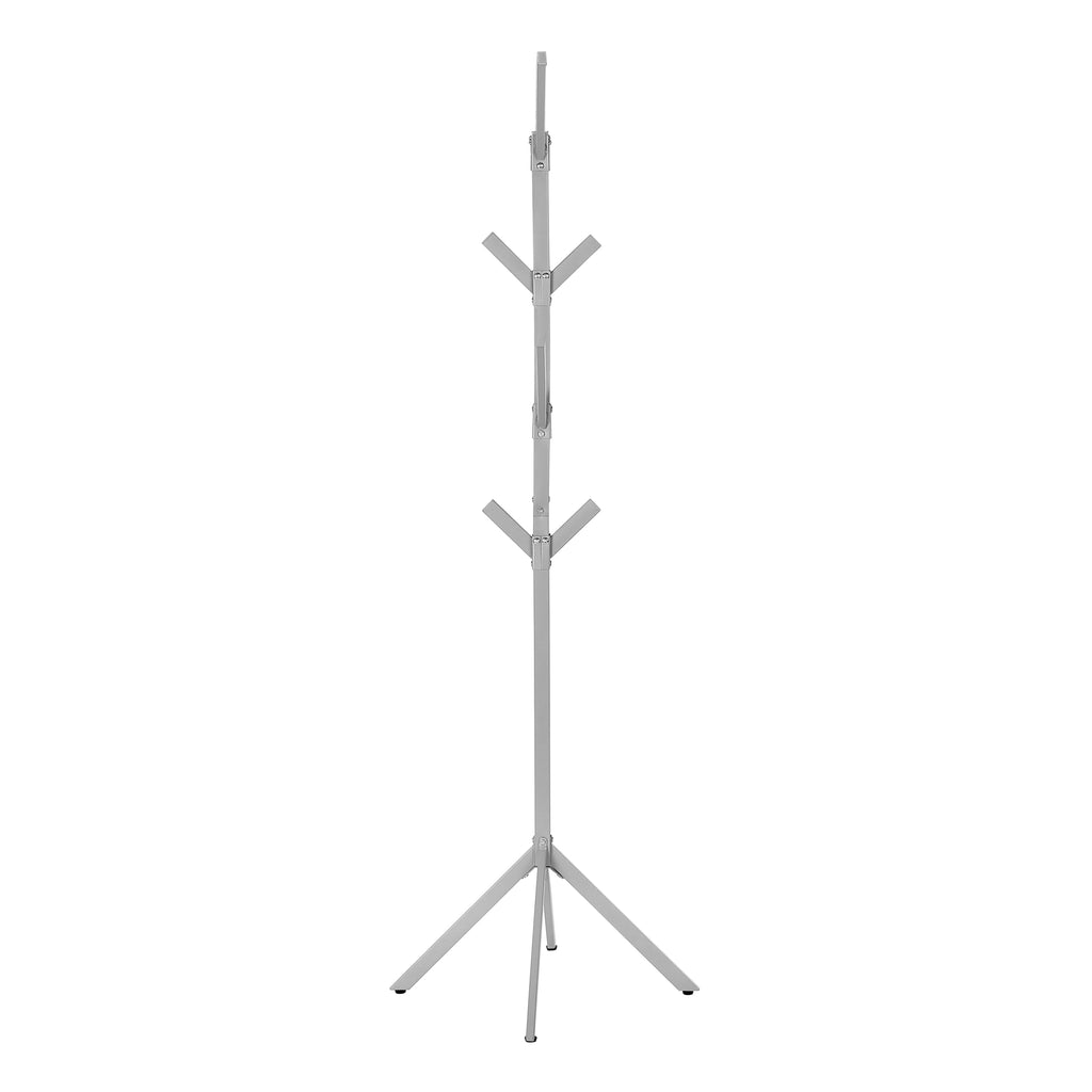 Coat Rack, Hall Tree, Free Standing, 8 Hooks, Entryway, 70"h, Bedroom