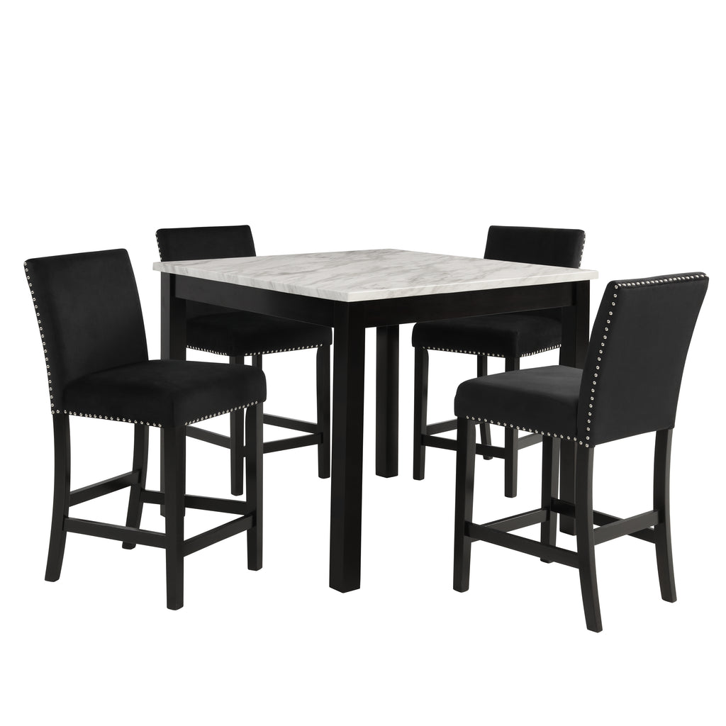 5pc Counter Height Dining Set Square
