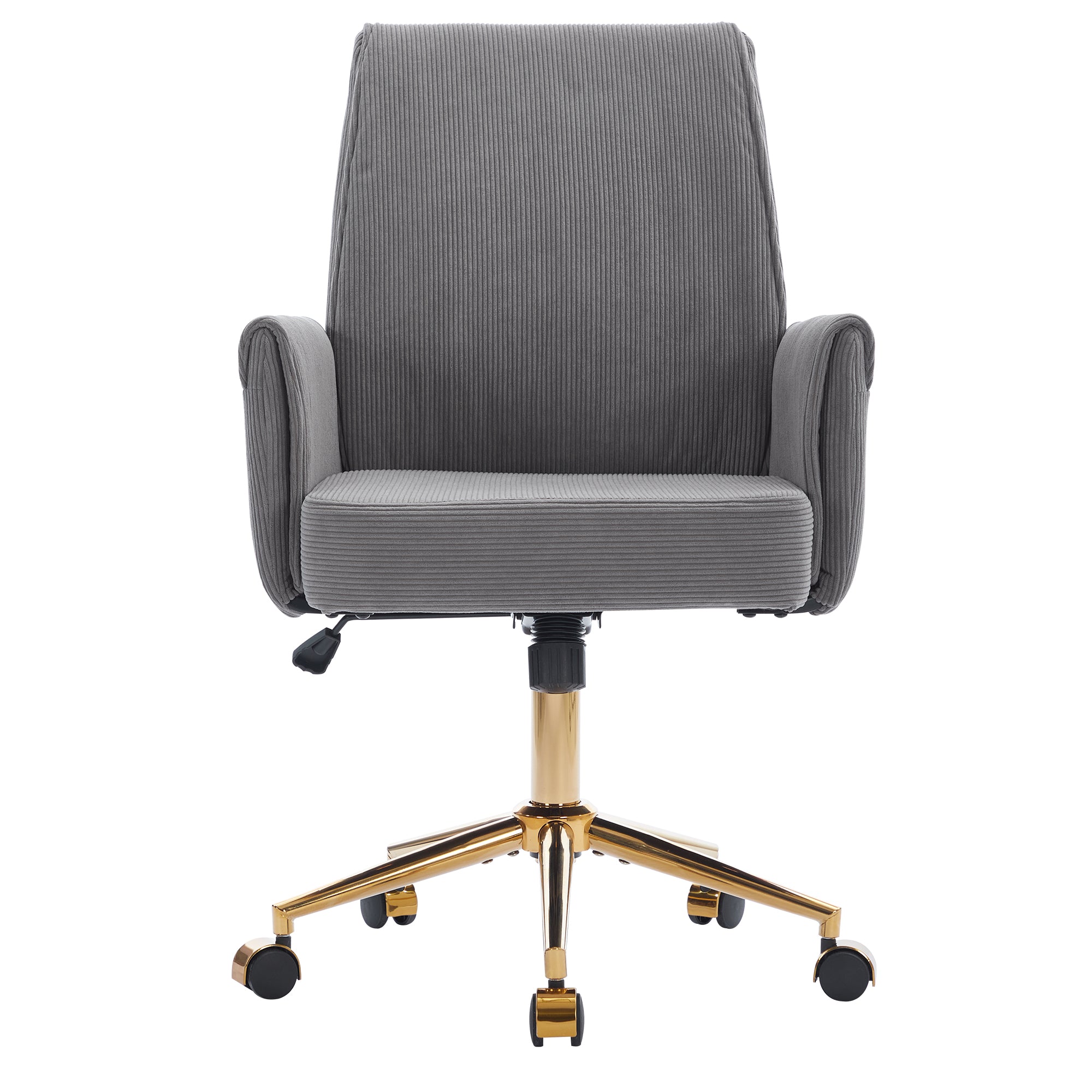 Mid-Back Liftable Office Chair - Striped Fabric