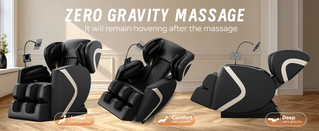 Massage Chair Recliner with Zero Gravity & Full Body Air Pressure
