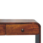 Solid Wood Aspen Slim Media Unit, 3-Drawers, Open Slot