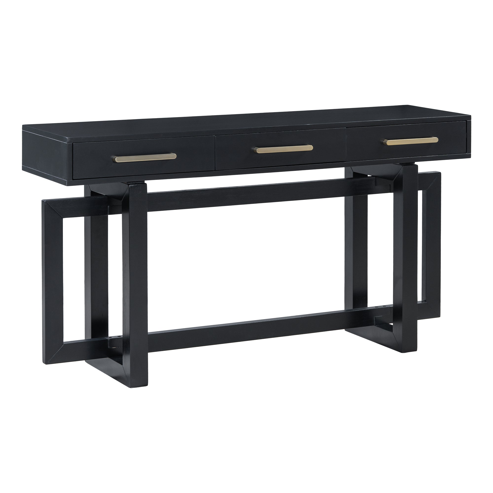 U_STYLE Elegant Console Table with Three Drawers