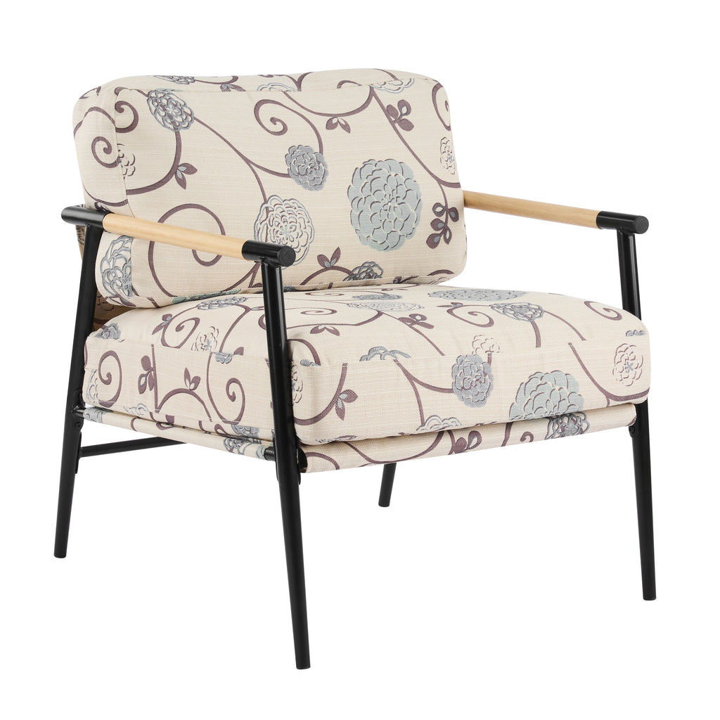 27.56" Modern Accent Chair with Plush Cushions