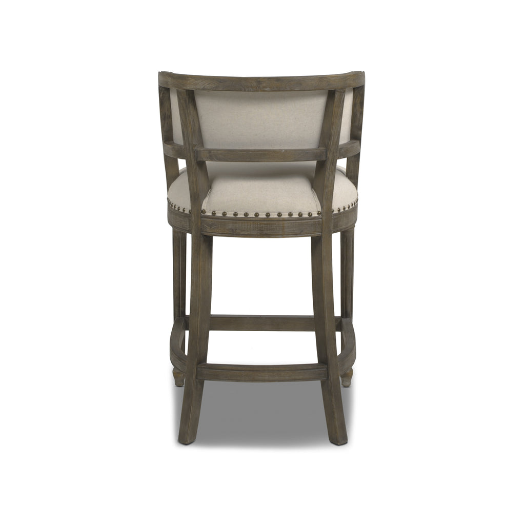 Paris 26.5" Farmhouse Counter Height Bar Stool