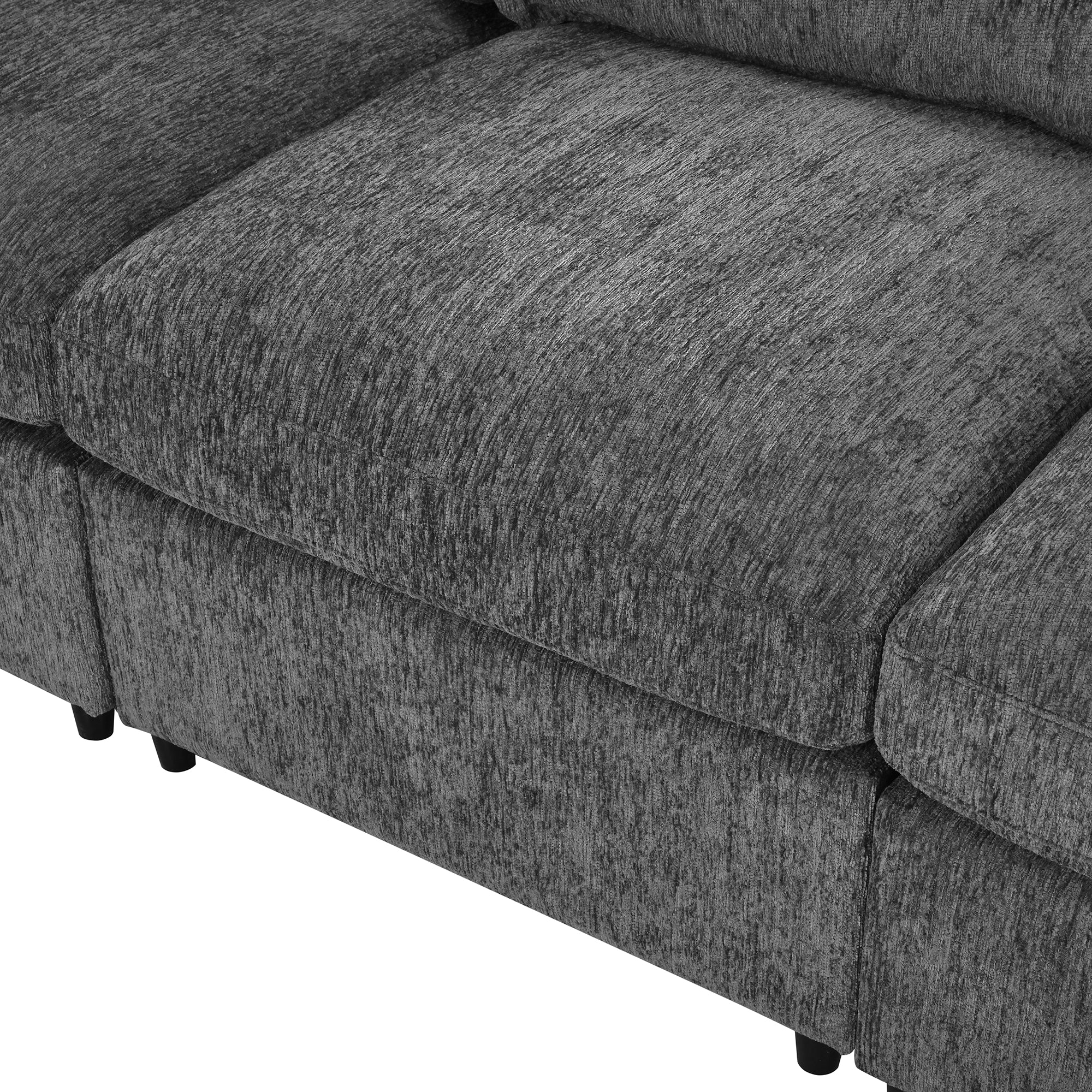 U-Style 130.3" Modular Sectional Sofa