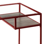 Yasin Glass Top Desk