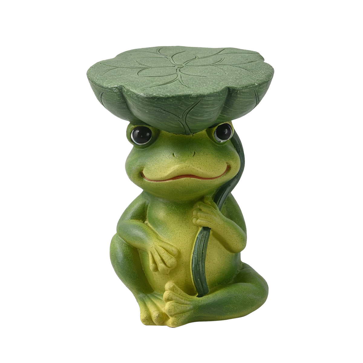 Frog Stool Garden Statue
