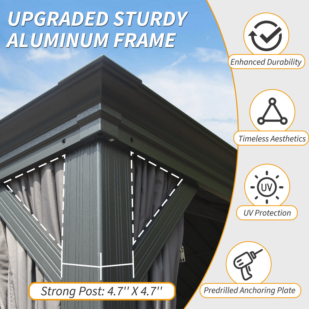 10' X 14' Hardtop Gazebo