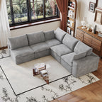 Cloud Sofa in Corduroy Fabric