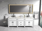 118 x 36 Inch LED Bathroom Mirror with Aluminum Frame