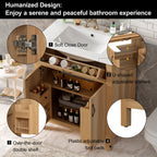 30" Wood Bathroom Vanity with Solid Wood Frame