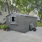 12x10 FT Outdoor Metal Storage Shed