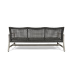 Outdoor Acacia Wood Wicker 3 Seater Sofa