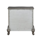 Ariadne Antique Platinum Finish Nightstand