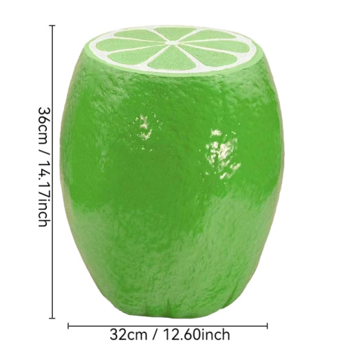14.17" High Novelty Lime Stool