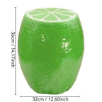 14.17" High Novelty Lime Stool