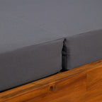 Gray Broadway/Ian Chaise Lounge Cushion (Triple Folds)