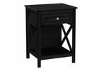 Accent Table – 2-Tier Side Table with Storage Drawer