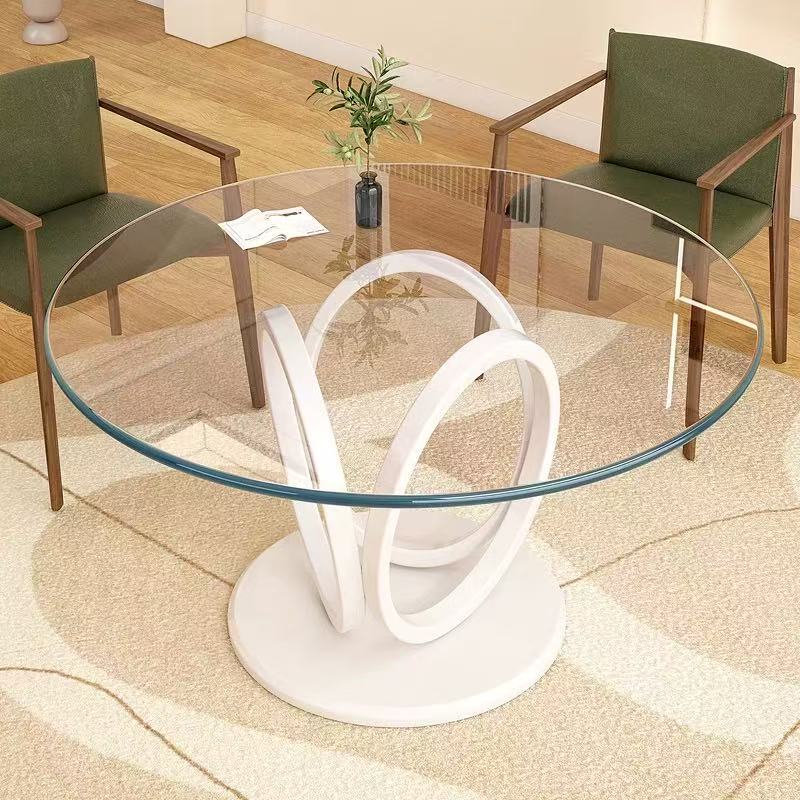 Tempered Glass Top 39.3 Inch Round Table Top