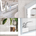 48x36 Inch LED Bathroom Vanity Mirror