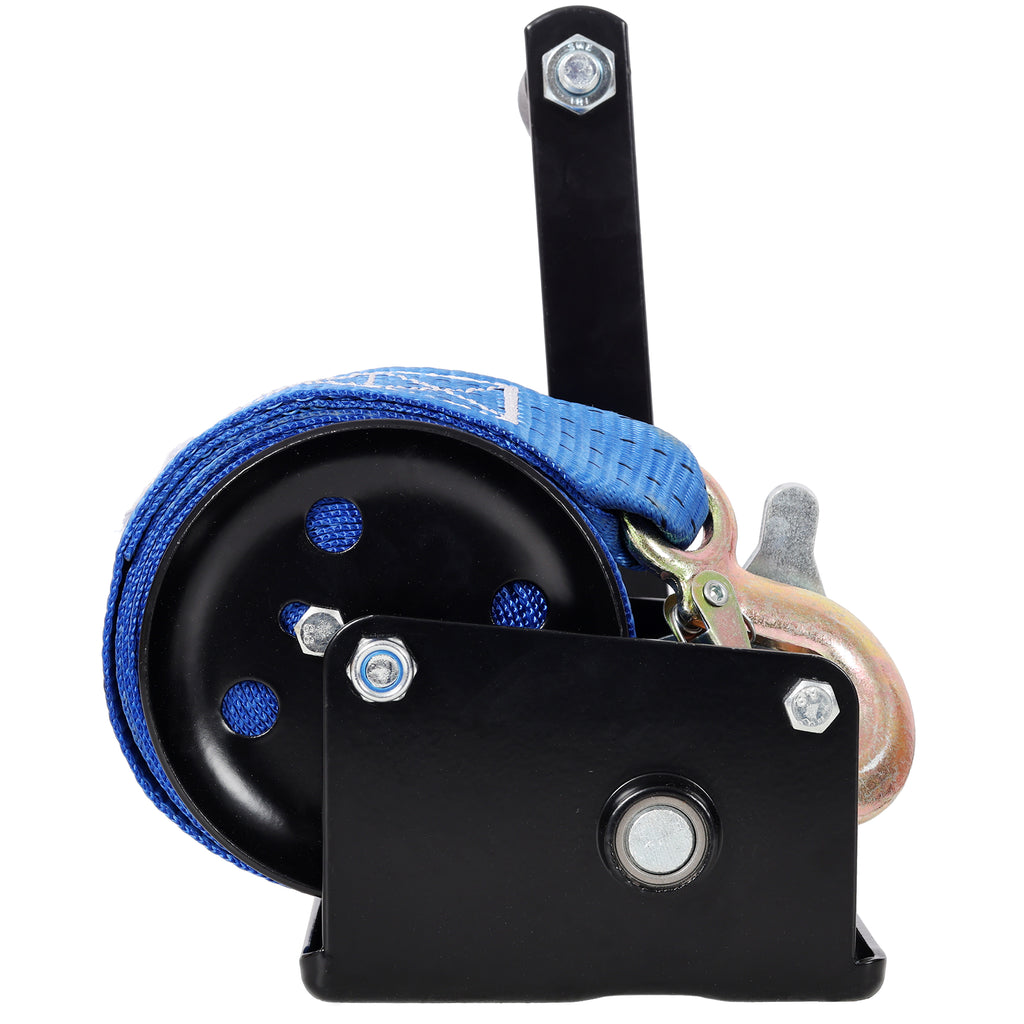 800LBS Hand Winch with 19.6FT Strap