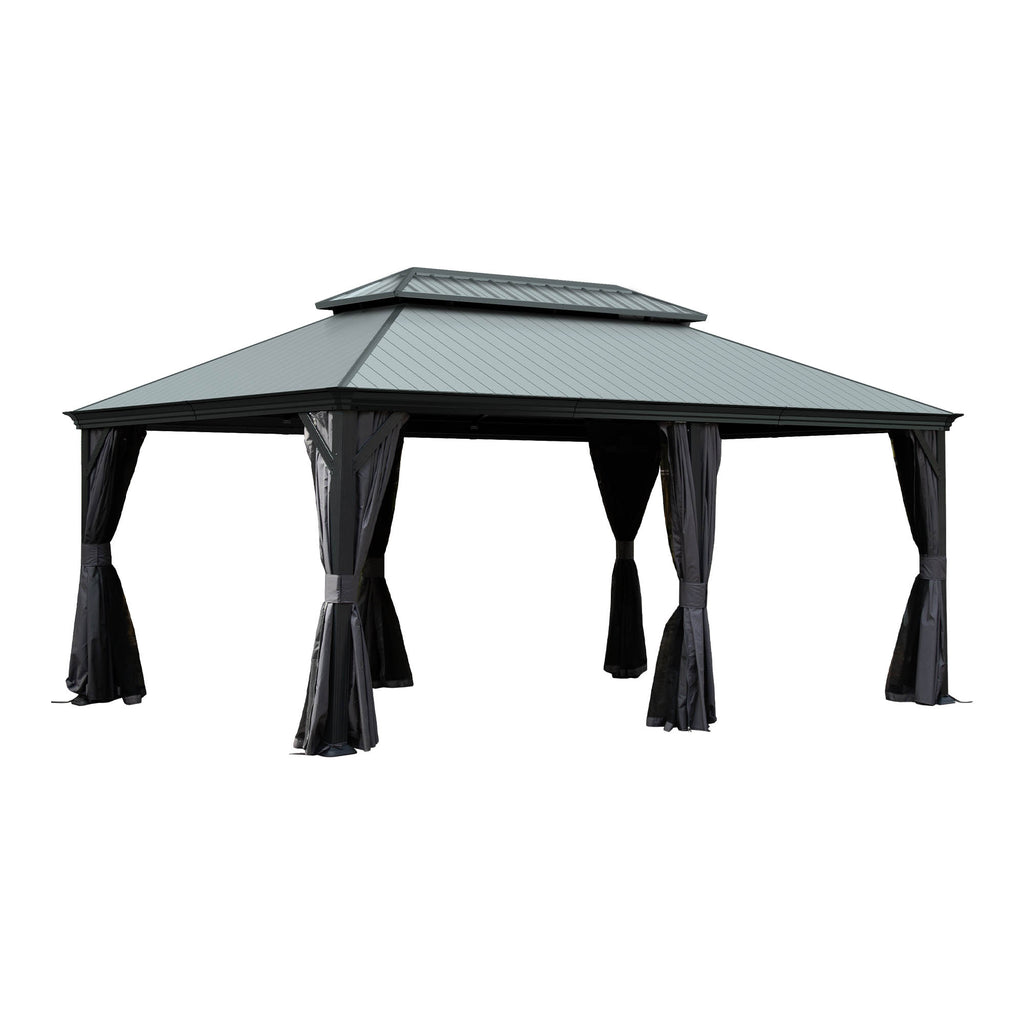 12'x18' Hardtop Gazebo with Resin Roof