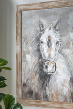 Hand-Painted Horse Artwork
