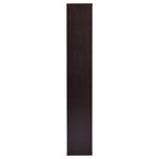 8-Shelf Cappuccino Geometric Bookcase