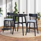 Wooden Bar Chairs Set of 2