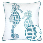 Blue Spa Seahorses Pillowcase