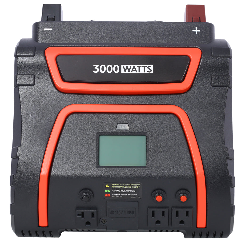3000 Watts Power Inverter Modified Sine Wave Car LED Display