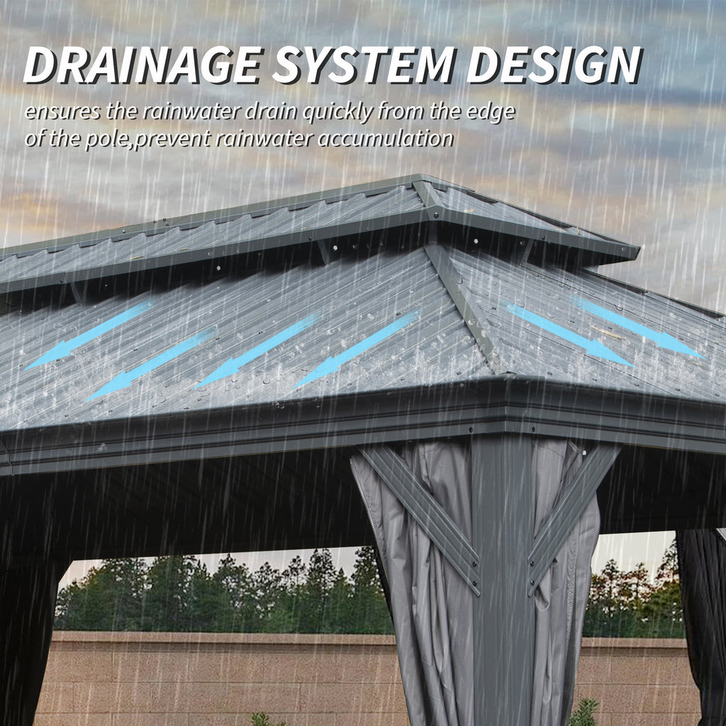 12' X 20' Hardtop Gazebo