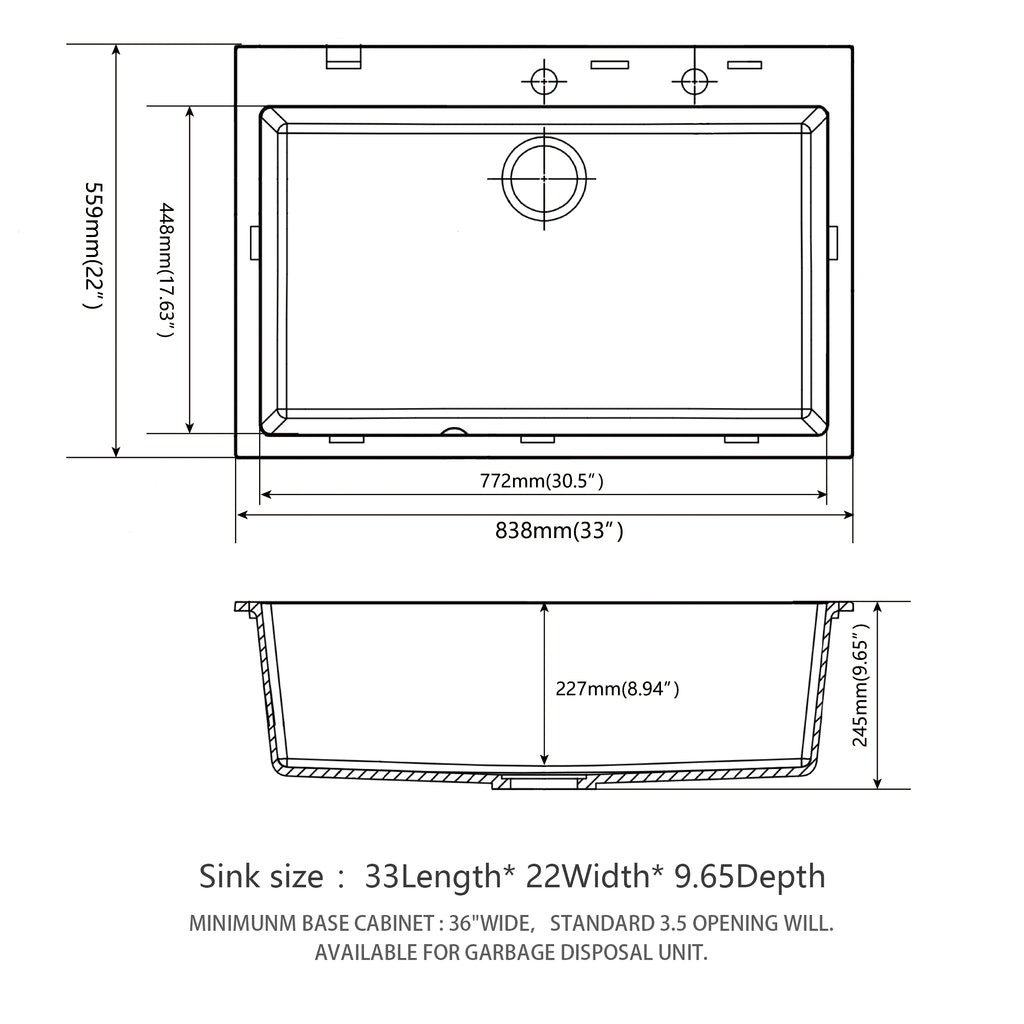 Quartz Kitchen Sink