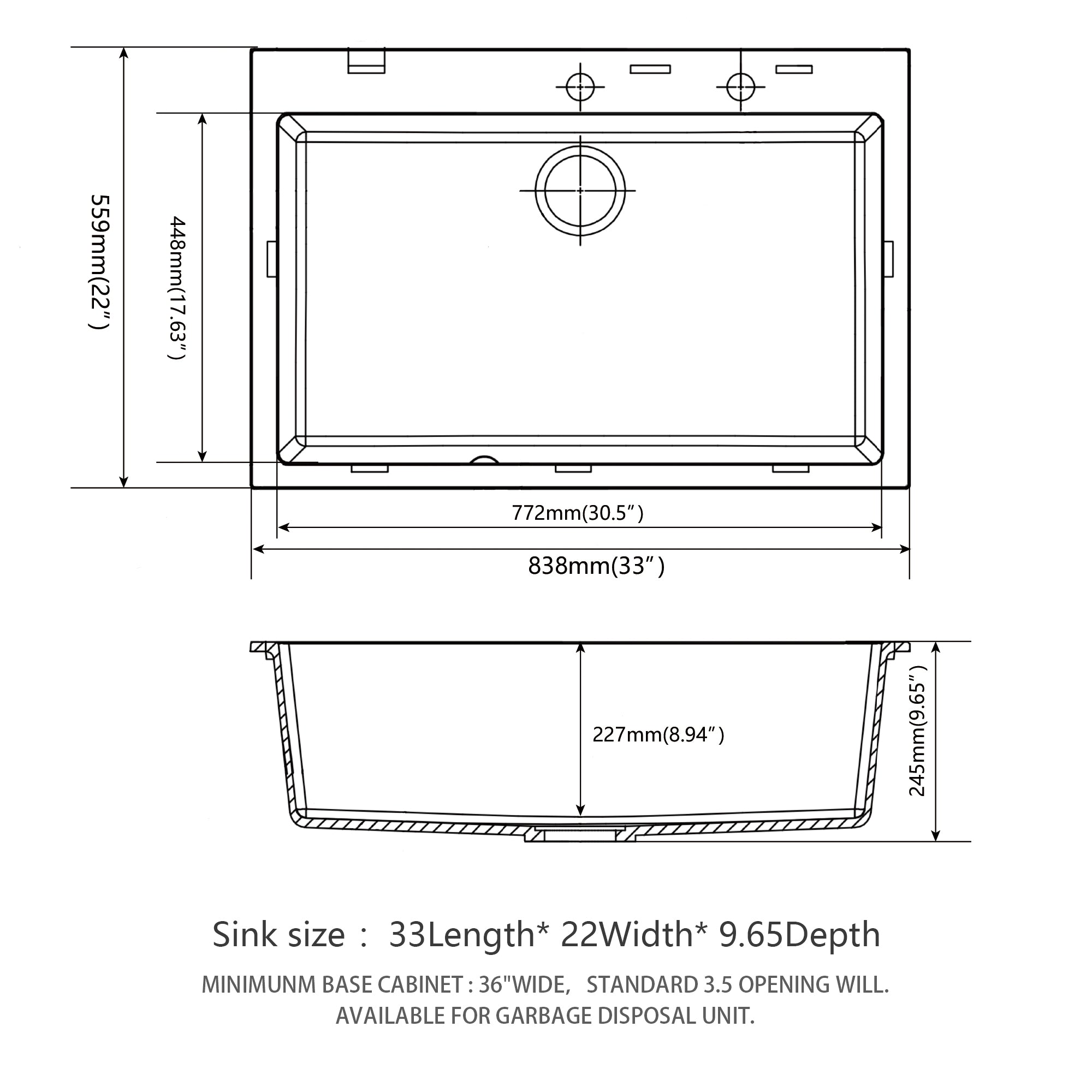 Quartz Kitchen Sink