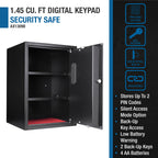 Large Digital Keypad Safe - 1.45 Cubic Ft