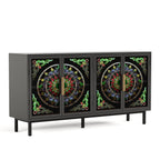 60.3 " Decorative Cabinet with 4 Doors