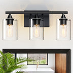 3-Light Matte Bathroom Vanity Wall Light