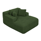 Fluffy Corduroy Upholstered Cloud Couch Sofa Bed
