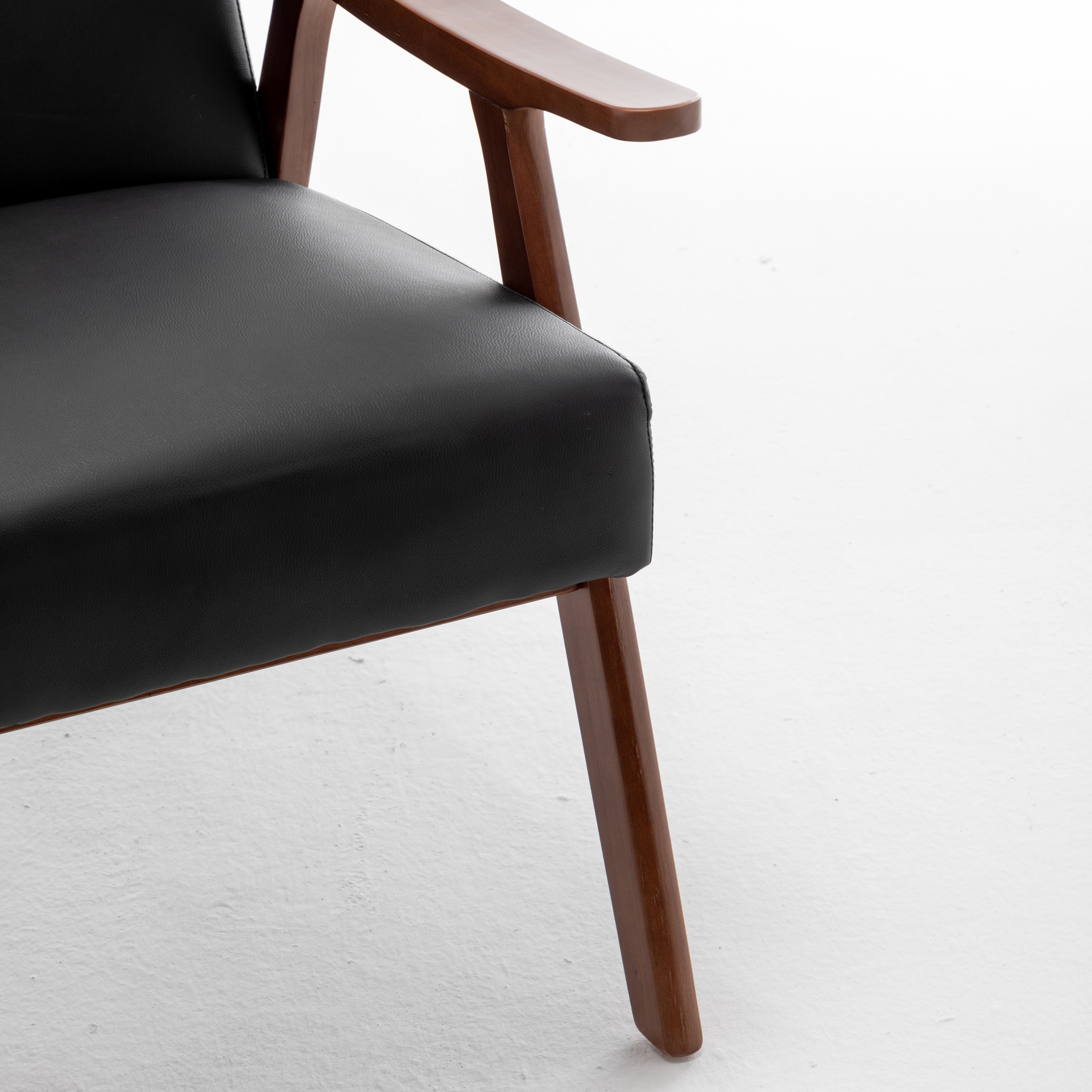 Accent Chair with Microfiber Upholstery