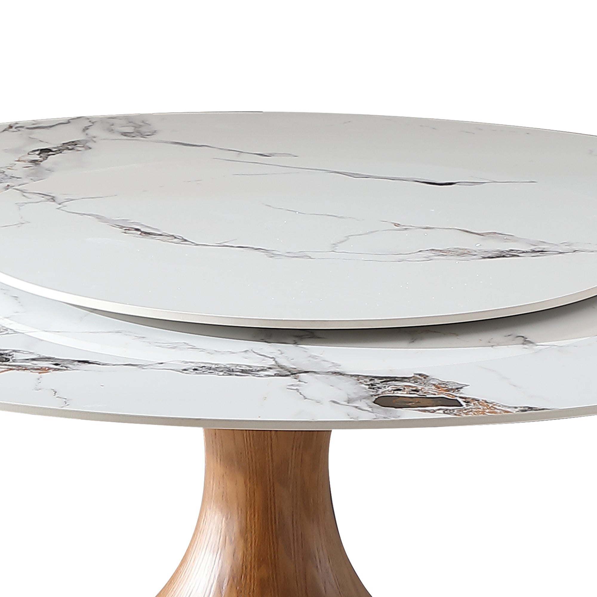 53" Round Sintered Stone Dining Table
