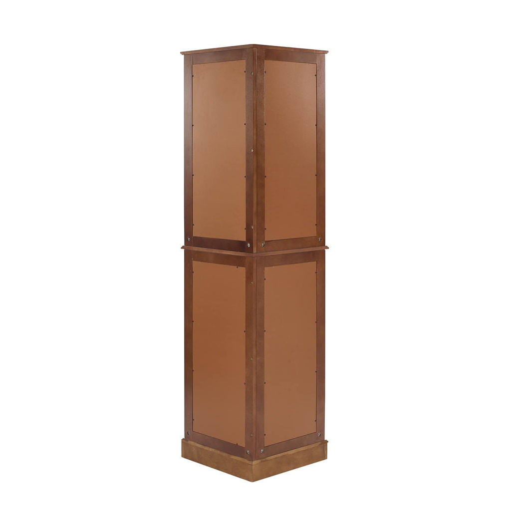 Corner Curio Display Cabinet with Lights